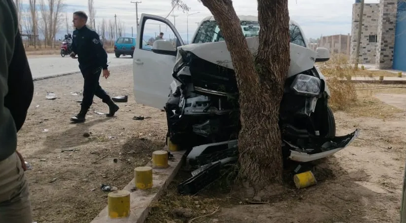 Choque en 9 de Julio: Una pareja de ancianos heridos