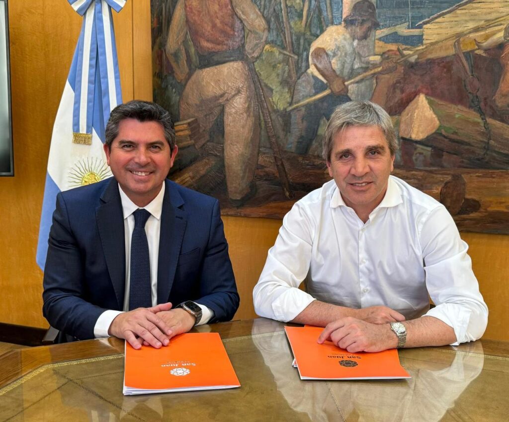 Orrego con Caputo: “Coincidimos en que la minería es clave para el futuro de San Juan, pero también para el presente