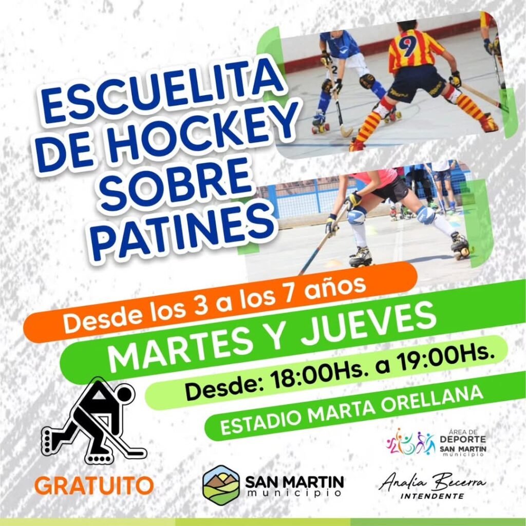 La Municipalidad lanzó la Escuelita de Hockey sobre Patines