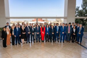 Orrego recibió al embajador de la Unión Europea y su comitiva