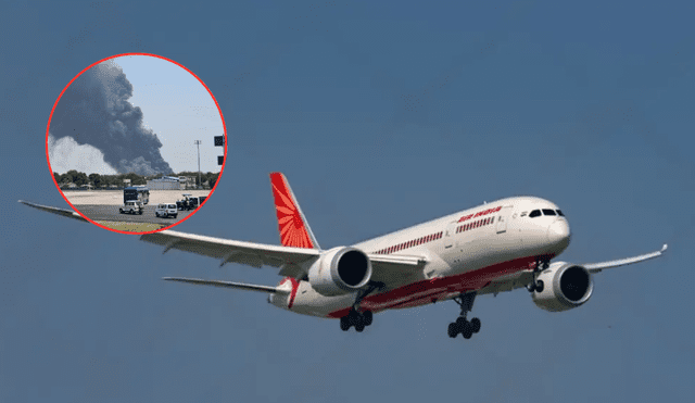 Un avión de Air India se estrelló poco después de despegar rumbo a Londres con más de 242 personas a bordo