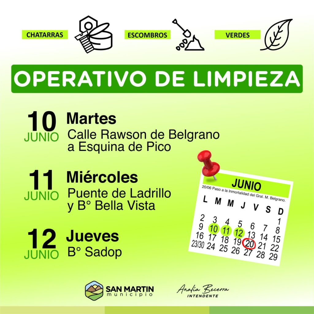 San Martín refuerza su compromiso ambiental con un nuevo Operativo de Limpieza