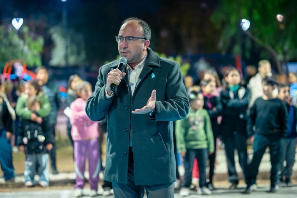 Rivadavia celebró la renovación de la Plaza Suboficial Segundo Ricardo Gabriel Alfaro